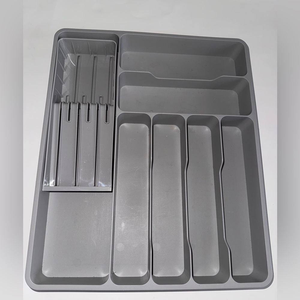Gray Kitchen Drawer Organizer